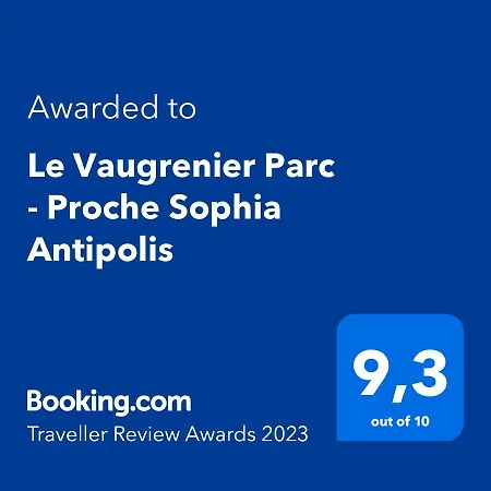 Le Vaugrenier Parc - Proche Sophia Antipolis - Climatise Apartment Villeneuve-Loubet
